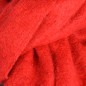 Echarpe mohair Mylène rouge fabriquée en France