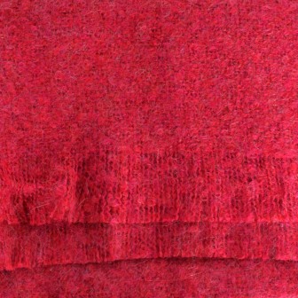 Châle mohair Mylene framboise fabriqué en France