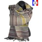Châle Officiel beige made in France