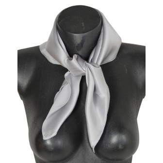 Carré en soie gris - Qualité Sup.