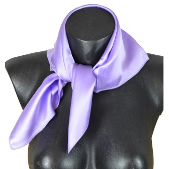 Carré en soie mauve - Qualité Sup.