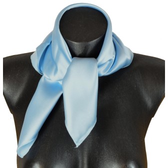 Carré en soie ciel - Qualité Sup.