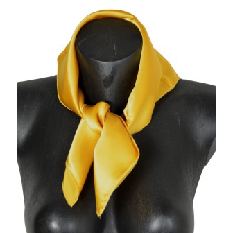 Carré en soie or - Qualité Sup.