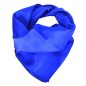 Carré en soie bleu roi - Qualité Sup.