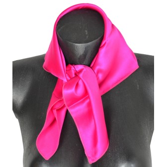 Carré en soie fuschia - Qualité Sup.