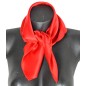 Carré en soie rouge - Qualité Sup.