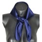 Carré en soie bleu marine - Qualité Sup.