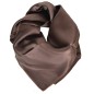 Carré en soie marron - Qualité Sup.
