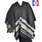 Poncho panthère noir  made in France