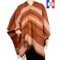 Poncho Argan orange made in France