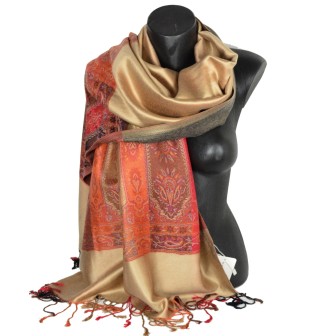 Pashmina indien beige