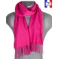 Echarpe unie en laine rose Echarpe unie en laine rose