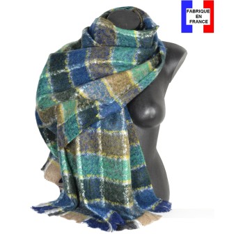 Châle mohair Make up vert