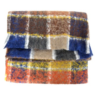 Châle mohair Make up jaune fabriqué en France