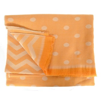 Etole mérinos Loft orange Made in France