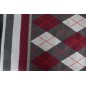 Châle Arlequin gris made in France