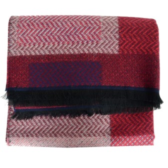 Châle Agnella rouge made in France