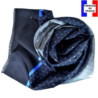 Echarpe soie homme Dufy – Écailles