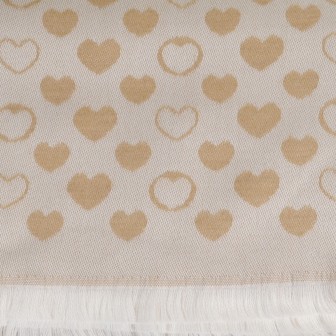 Etole mérinos Valentin beige Made in France