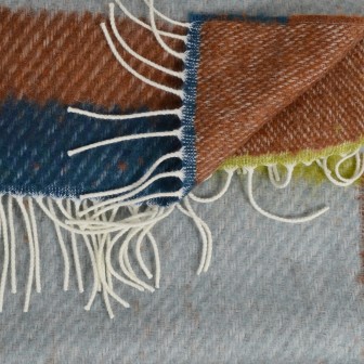 Châle mohair Kadi gris fabriqué en France