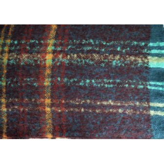 Châle mohair Maestro violet fabriqué en France