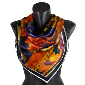 Grand carré de soie Nature Morte