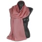 Etole crêpe de soie rose poudré Etole crêpe de soie rose poudré