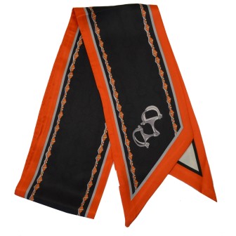 Foulard tête poignet ceinture Eperon rouge