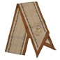 Foulard tête poignet ceinture Eperon beige