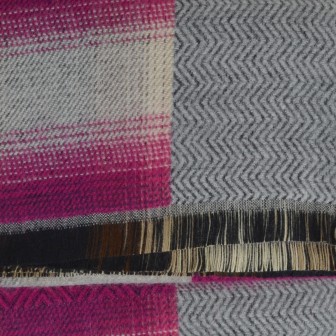 Echarpe homme Opale rose fabriquée en France