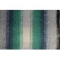 Châle mohair Onde vert made in France