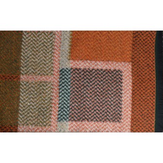 Châle Agnella orange made in France