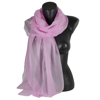 Etole crêpe de soie rose
