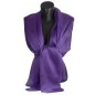 Etole cérémonie en soie violette fabriquée en France Etole cérémonie en soie violette fabriquée en France