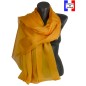 Etole cérémonie en soie orange fabriquée en France Etole cérémonie en soie orange fabriquée en France