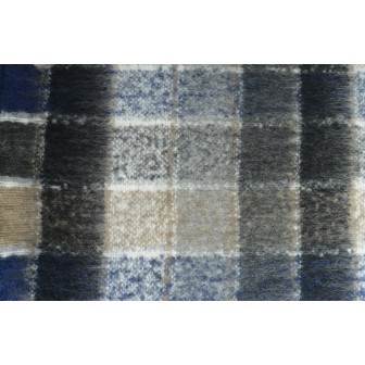 Châle mohair Make up noir fabriqué en France