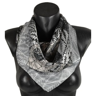 Carré soie 65cm éléphant