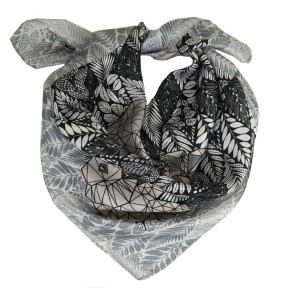 Carré soie 65cm éléphant