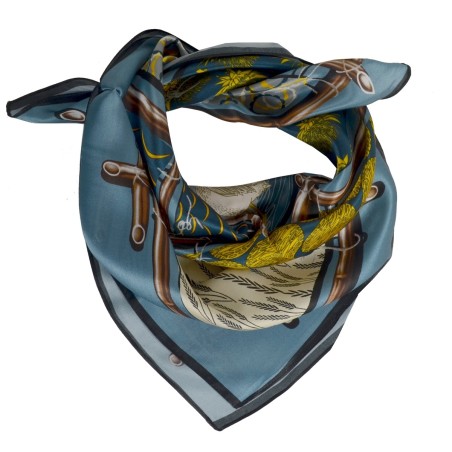 Carré soie 65cm pélicans