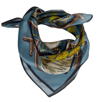 Carré soie 65cm pélicans