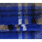Châle mohair Mambo bleu fabriqué en France
