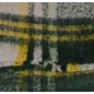 Châle mohair Mambo vert fabriqué en France