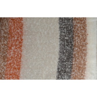 Châle mohair Matelot marron fabriqué en France