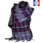 Châle mohair Eloise mauve fabriqué en France