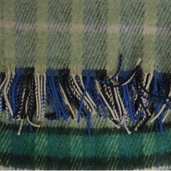 Châle mohair Eloise vert fabriqué en France