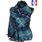 Châle mohair Eloise bleu fabriqué en France
