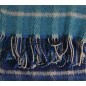 Châle mohair Eloise bleu fabriqué en France