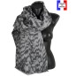 Châle mérinos Winter gris made in France
