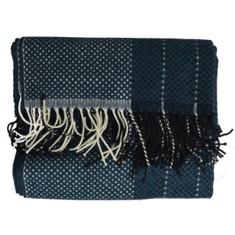 Châle Hip Hop bleu made in France