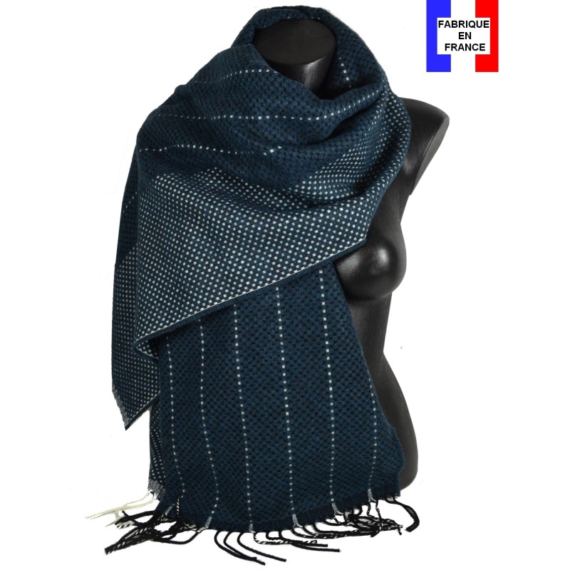 Châle Hip Hop bleu made in France